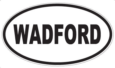 WADFORD - Oval Sticker