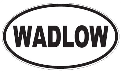 WADLOW - Oval Sticker