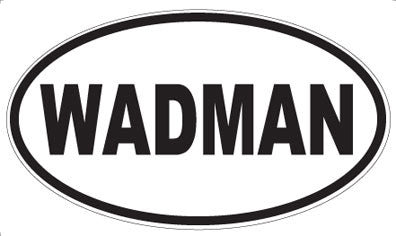WADMAN - Oval Sticker