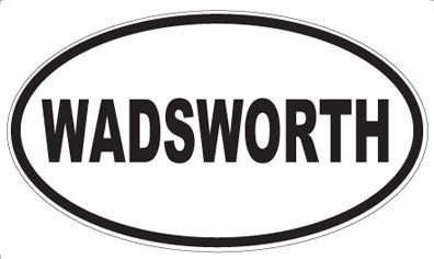 WADSWORTH - Oval Sticker