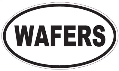 WAFERS - Oval Sticker