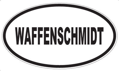 WAFFENSCHMIDT - Oval Magnet