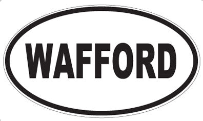 WAFFORD - Oval Magnet