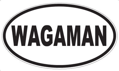 WAGAMAN - Oval Sticker