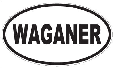 WAGANER - Oval Sticker