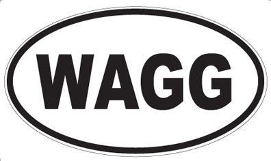 WAGG - Oval Sticker
