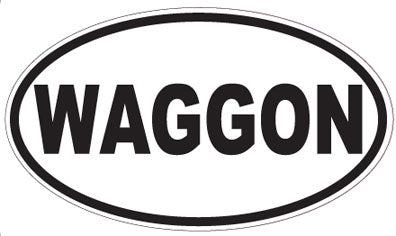 WAGGON - Oval Sticker