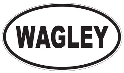 WAGLEY - Oval Sticker