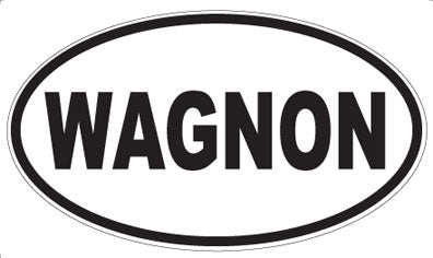 WAGNON - Oval Sticker