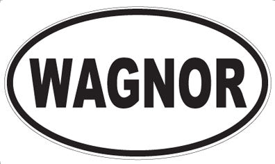 WAGNOR - Oval Sticker