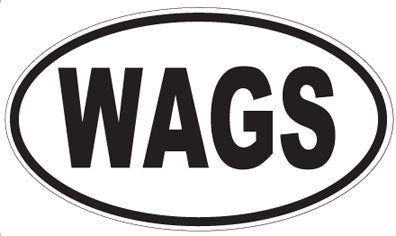 WAGS - Oval Sticker