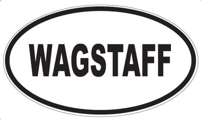 WAGSTAFF - Oval Sticker