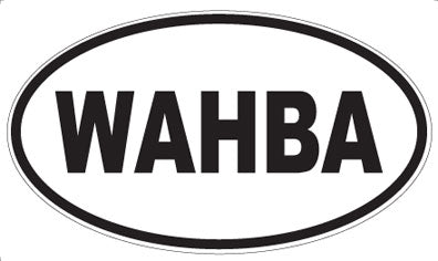 WAHBA - Oval Sticker