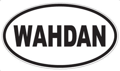 WAHDAN - Oval Sticker
