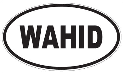 WAHID - Oval Sticker
