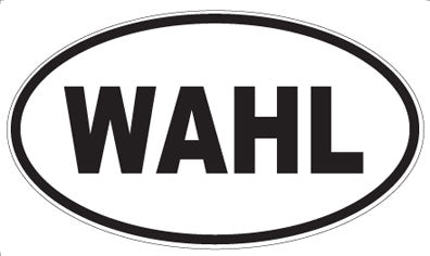 WAHL - Oval Sticker