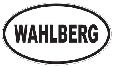 WAHLBERG - Oval Sticker