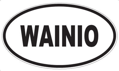 WAINIO - Oval Sticker