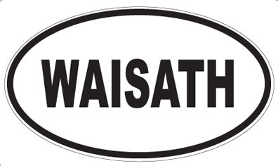 WAISATH - Oval Sticker