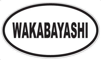 WAKABAYASHI - Oval Sticker