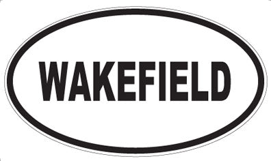 WAKEFIELD - Oval Sticker