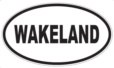 WAKELAND - Oval Sticker