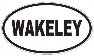 WAKELEY - Oval Sticker