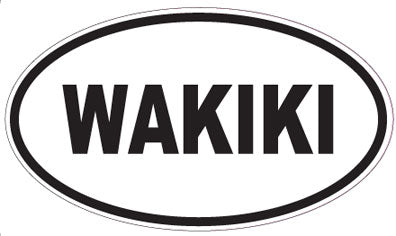 WAKIKI - Oval Sticker