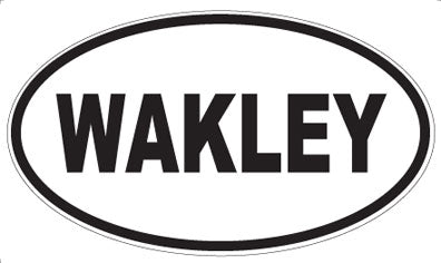 WAKLEY - Oval Sticker