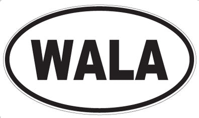 WALA - Oval Sticker
