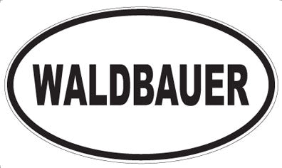WALDBAUER - Oval Sticker