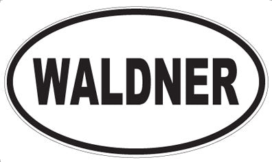 WALDNER - Oval Sticker