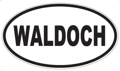 WALDOCH - Oval Sticker