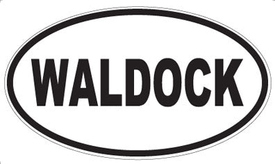 WALDOCK - Oval Sticker