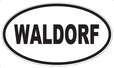 WALDORF - Oval Sticker