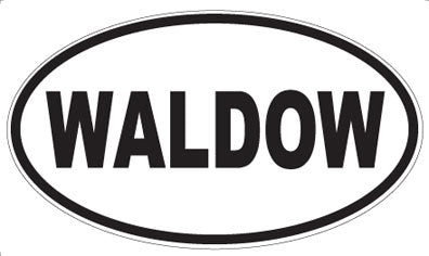 WALDOW - Oval Sticker