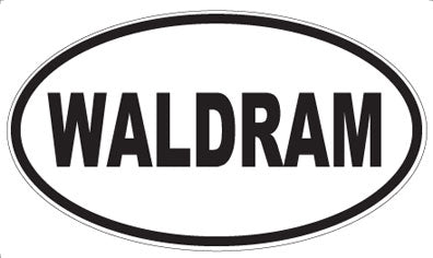 WALDRAM - Oval Sticker