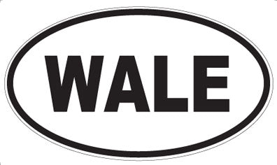 WALE - Oval Sticker