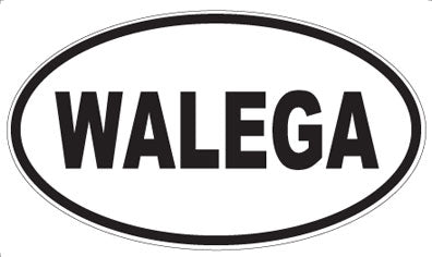 WALEGA - Oval Sticker