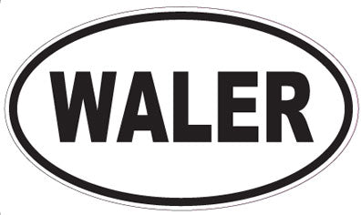 WALER - Oval Magnet