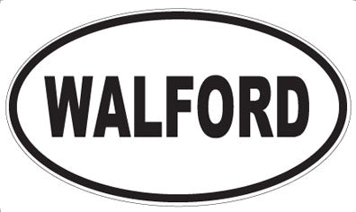 WALFORD - Oval Sticker