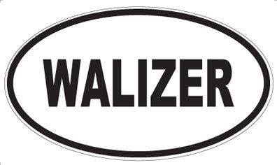 WALIZER - Oval Magnet