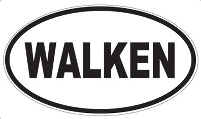 WALKEN - Oval Sticker