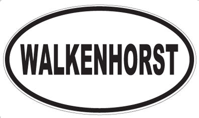 WALKENHORST - Oval Sticker
