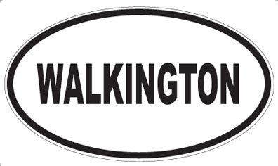 WALKINGTON - Oval Sticker