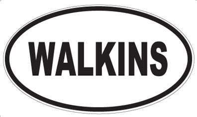 WALKINS - Oval Sticker