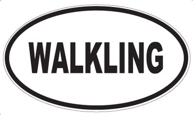 WALKLING - Oval Sticker