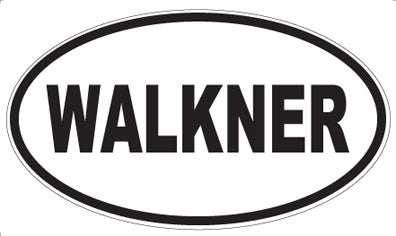 WALKNER - Oval Sticker