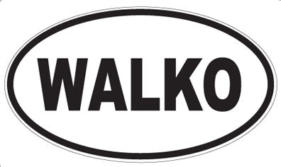 WALKO - Oval Sticker