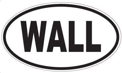 WALL - Oval Sticker